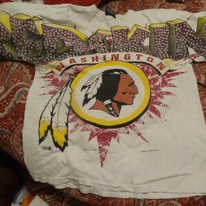 Washington Redkins 1995 tee shirt, single stitch by Magic Johnson T's